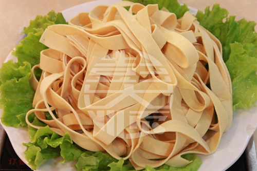 豆腐皮設(shè)備所制作的豆腐皮